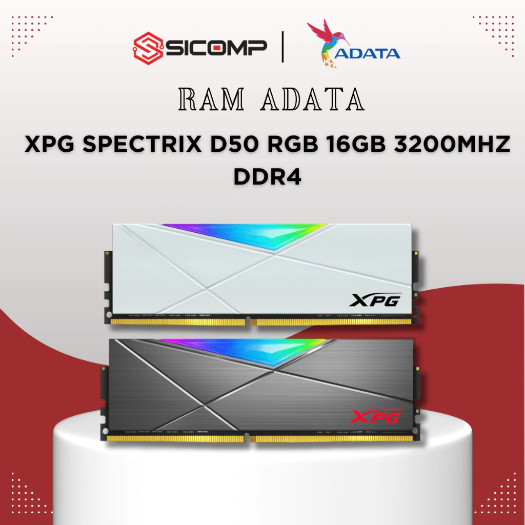 Ảnh sản phẩm: ADATA XPG Spectrix D50 RGB 16GB DDR4 3200MHz