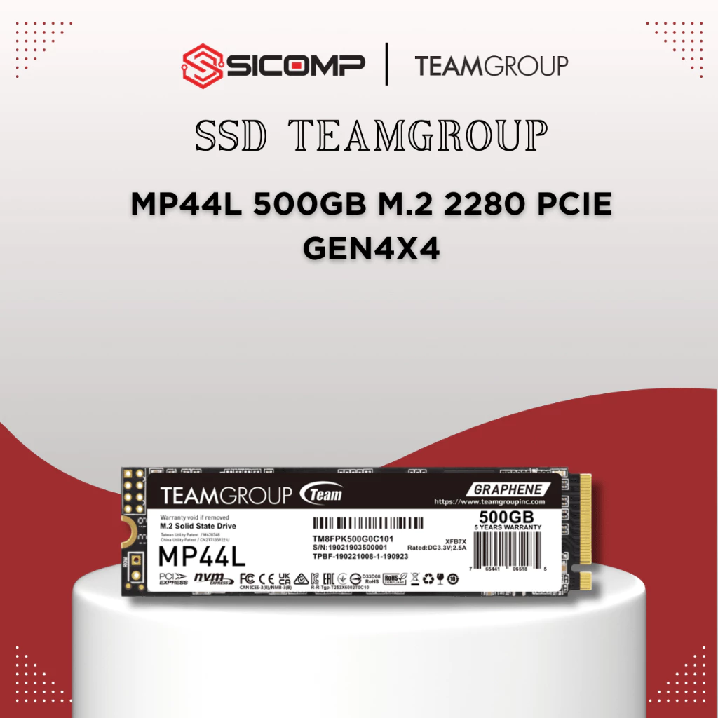 [FULL VAT] SSD TEAMGROUP MP44L 500GB M.2 2280 PCIE GEN4X4, HÀNG NEW, BH 36TH