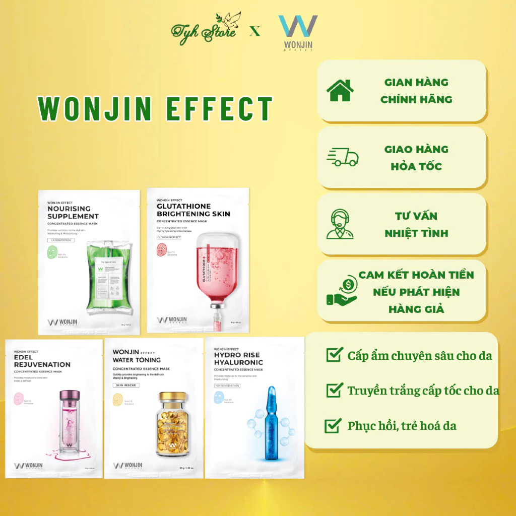 Mặt Nạ Chăm Da Chuẩn Clinic WonJin Effect 30g