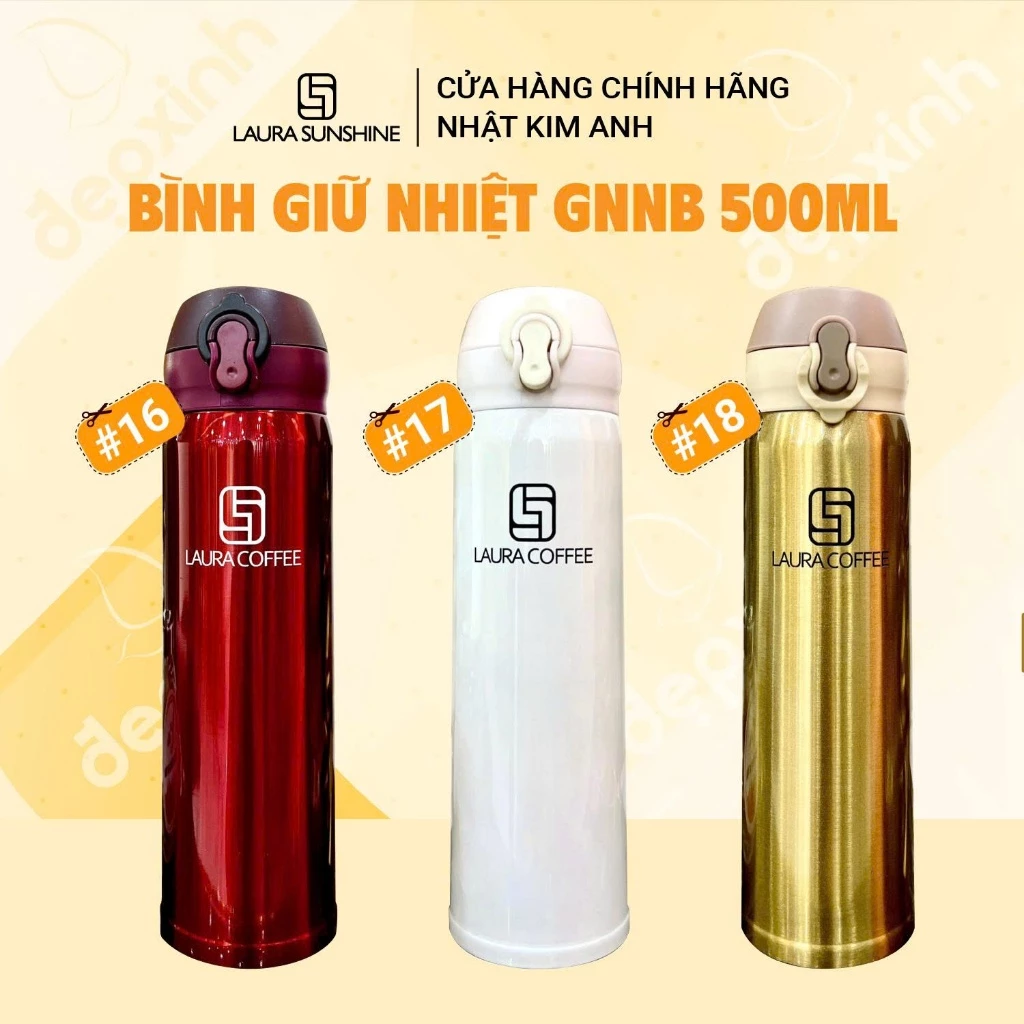 Bình giữ nhiệt Laura Sunshine Nhật Kim Anh GNNB 500ml