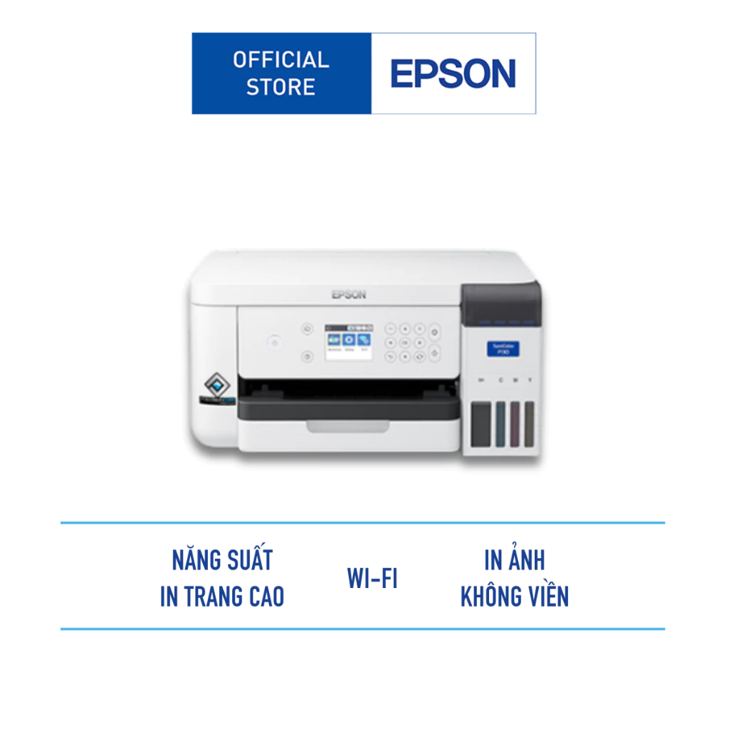 Máy In Epson SureColor SC-F130 Tích Hợp Công Nghệ In Chuyển Nhiệt Hiện Đại