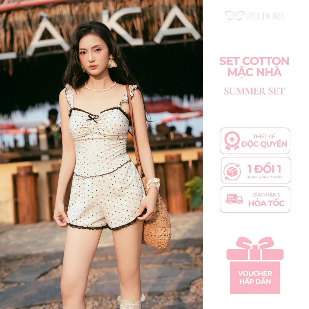 [ Hoả Tốc ] Set đồ 2 dây đi biển phối ren – Outfit du lịch hè tôn dáng, đồ mặc biển nữ sexy xinh xắn (BCT02)