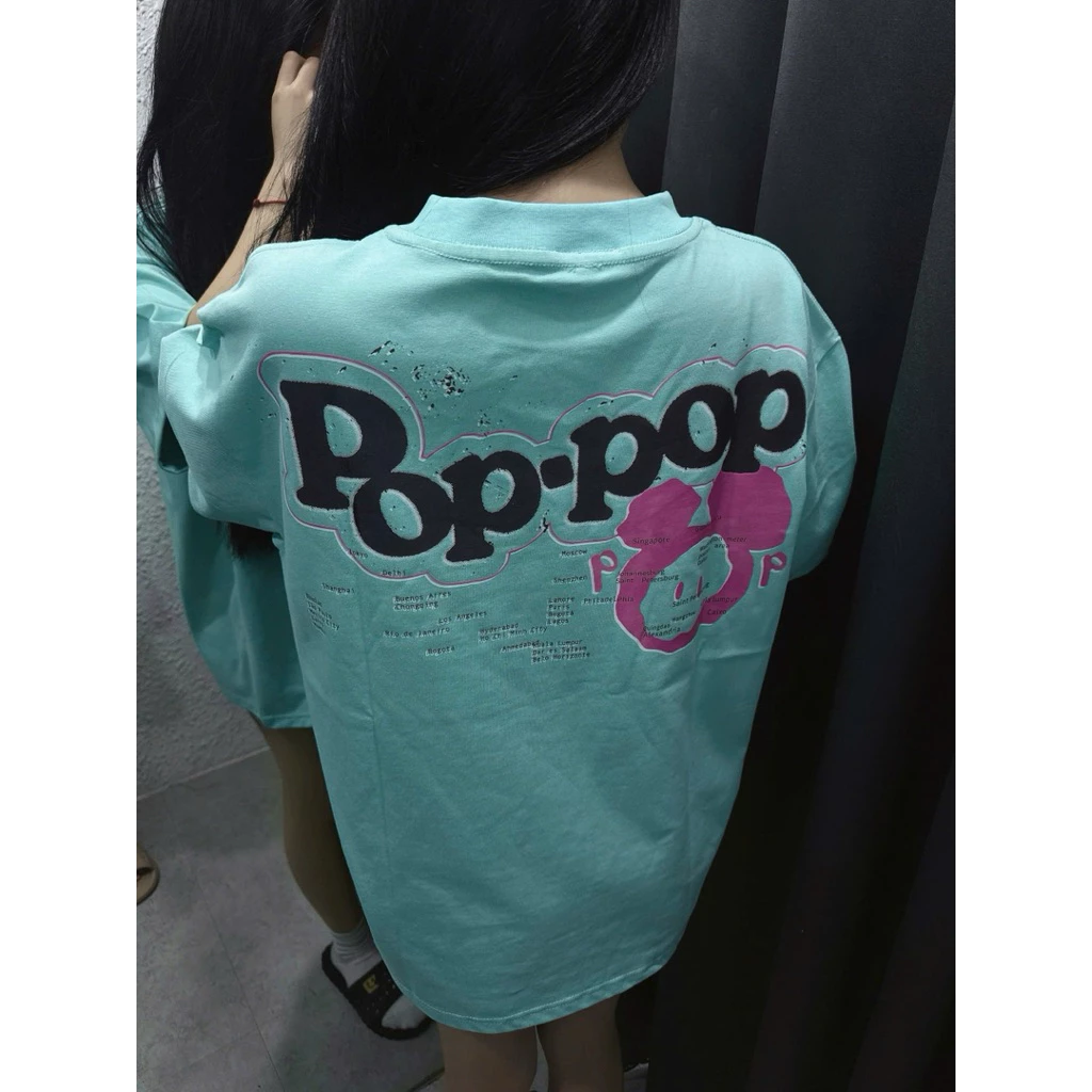 Áo Thun POP TIFFANI, Dễ Thương Hàng L1 Cao Cấp Vải Đẹp Dày Dặn, Cotton Mềm Mịn Không Xù Lông