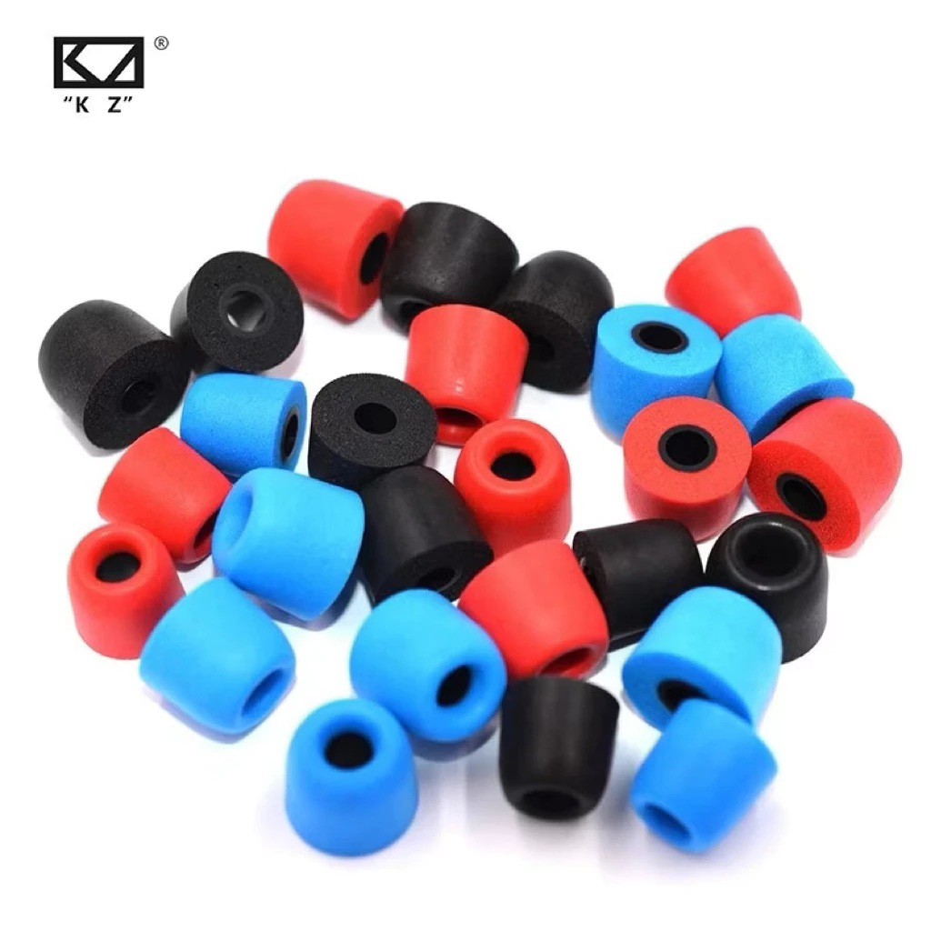 Bộ 3 cặp (6 cái) / 1 cặp (2 cái) nút bọc tai nghe KZ bằng mút hoạt tính khử tiếng ồn thoải mái dành cho ZSX EDX