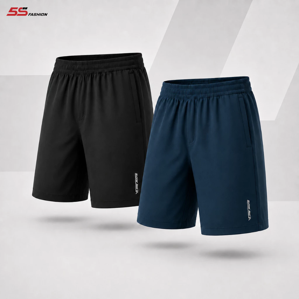 [SVIP X 5S] Combo 2 Quần Short Thể Thao Nam 5S FASHION Mát,Nhẹ Phong Cách Khỏe Khoắn 2C-M0QST26030