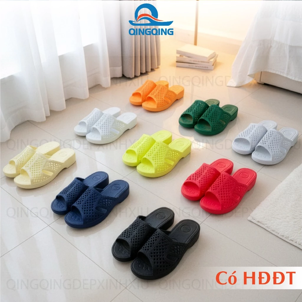 Dép tổ ong ASIA (size 32-38) nhựa EVA nhẹ Form Chuẩn- Hàng Chính Hãng, Đế Dày 3.3cm - Có HĐĐT