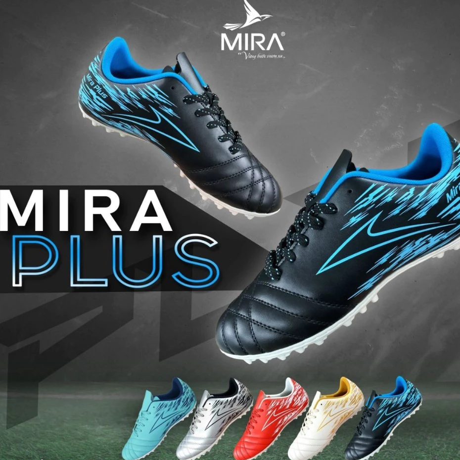 Giày bóng đá đế đinh sân cỏ nhân tạo giá rẻ Mira Plus