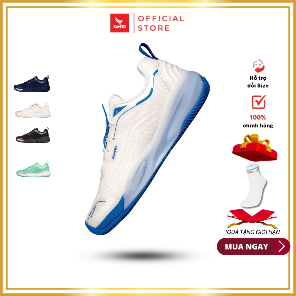 Giày pickleball Kamito ACE, Bám Sân, Thoáng Khí, Linh Hoạt