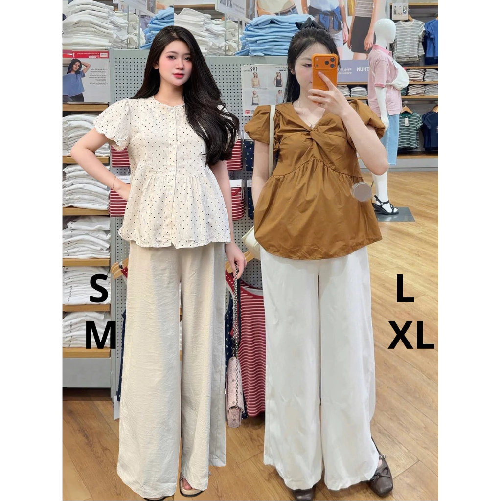 Quần bầu quần rộng dáng quần bầu công sở MAMI QB58 chất liệu kaki nhật loại 1 cao cấp cạp chun chỉnh bụng bầu thông minh
