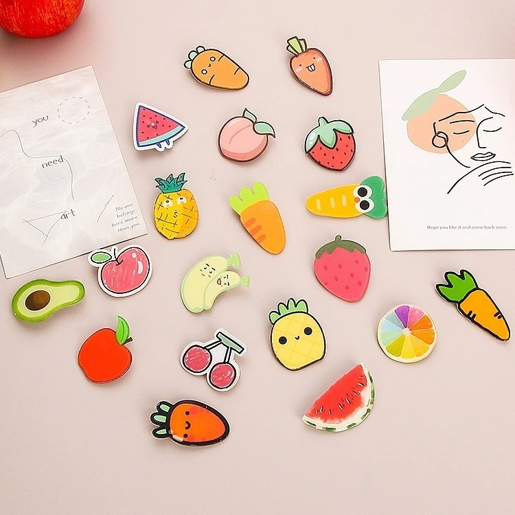 SET10 Ghim Cài Balo Quần Áo, Huy Hiệu Pin Cài Cặp Nhân Vật Anime Cute đồ 1k free ship