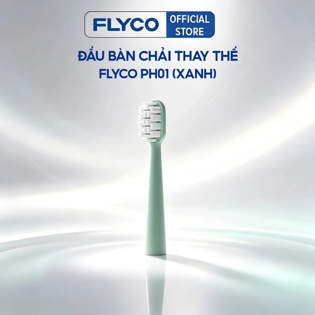 Đầu Bàn Chải PH01 Thay Thế Bàn Chải Điện Flyco FT1701VN Sợi Lông Bàn Chải Dupont Bảo Vệ Men Nướu Răng - Hàng Chính Hãng
