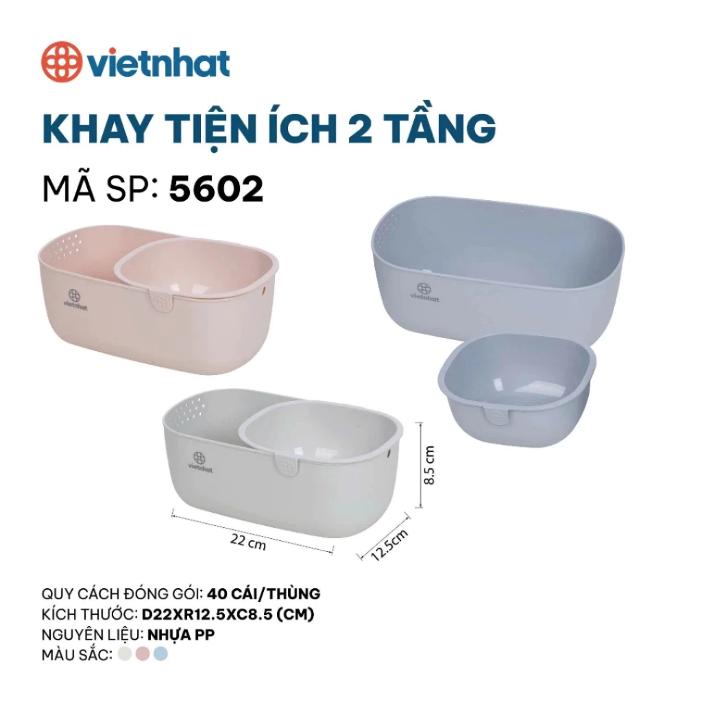 Hộp Đựng Đồ Ăn Vặt 2 Tầng ,Khay Rổ Nhựa Đựng Hoa Quả, Bánh Kẹo Đồ ăn Nhẹ 2 Tầng Sạch Sẽ,Tiện Lợi