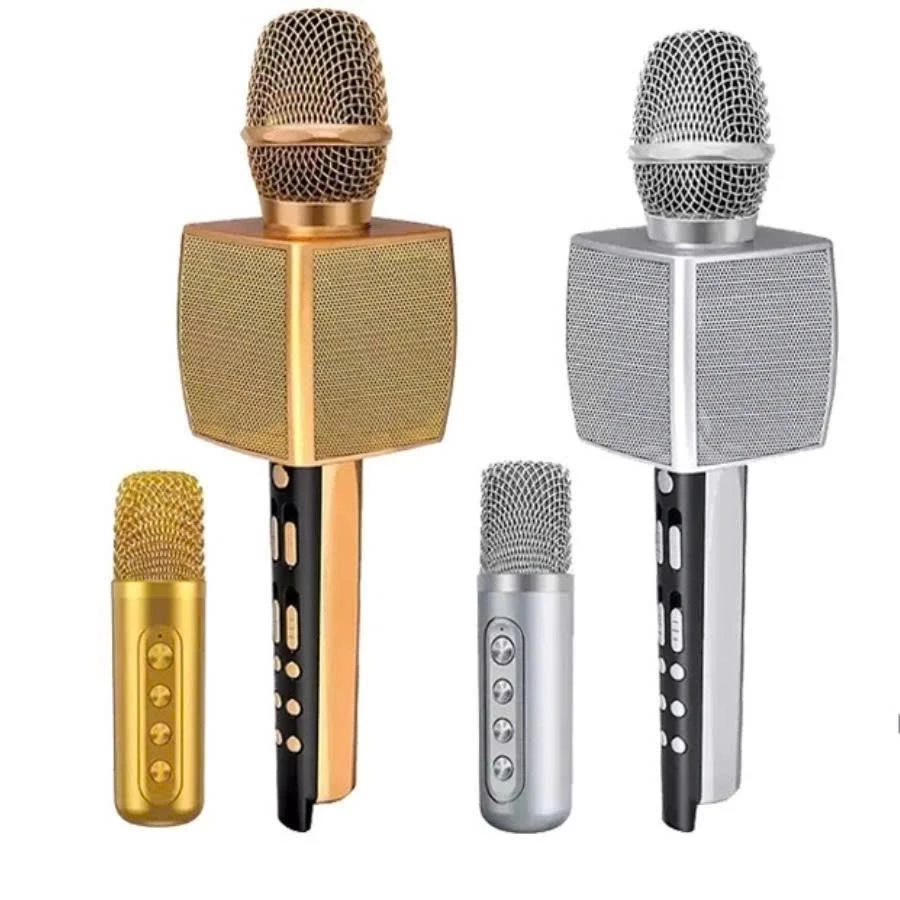 (TẶNG MIC NHỎ) Micro karaoke bluetooth YS-98 tahada không dây hỗ trợ livestream kèm mic phụ hát song ca âm thanh lớn