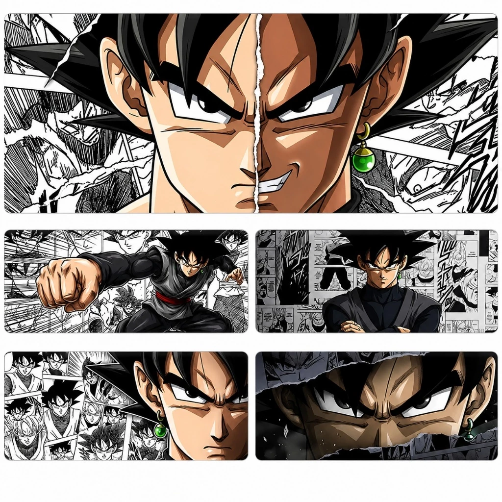 Lót Chuột, Pad Chuột Goku Black Vua Lót Chuột Dragon Ball Super Speed Gaming Cỡ Lớn