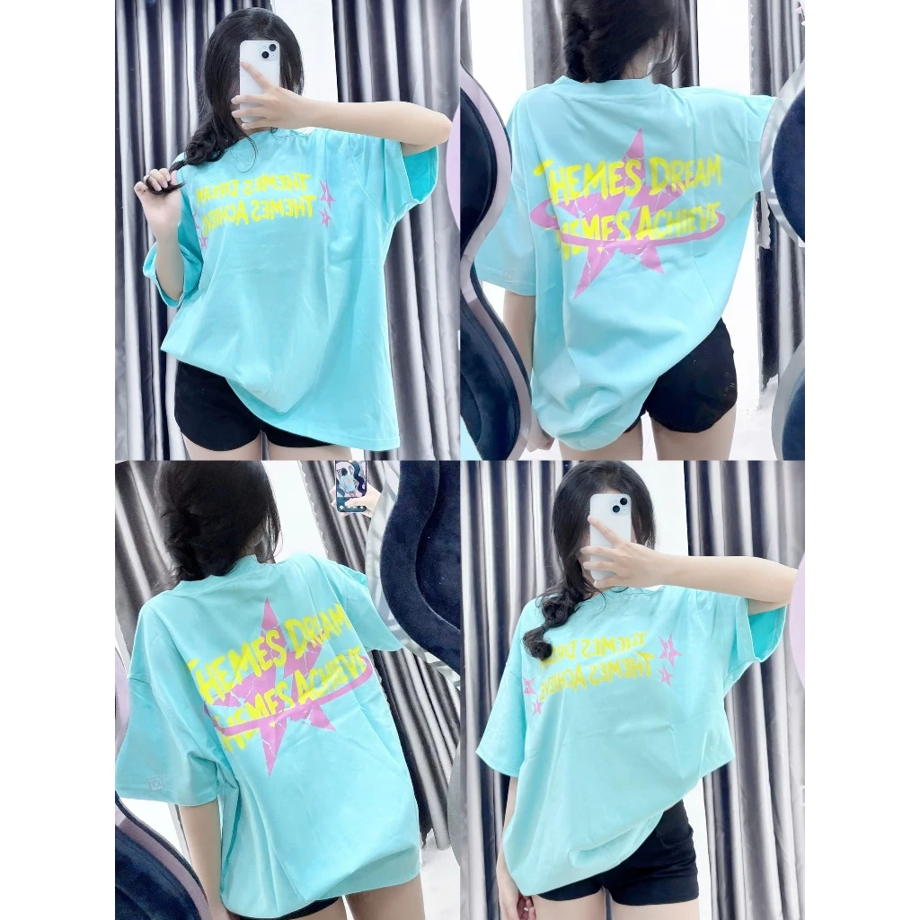 (MÀU ÁO MỚI) Áo Thun Dream Star, Hình In Cool Ngầu, Chất Vải Cotton 250gsm, Màu Áo Mới Cực Xinh