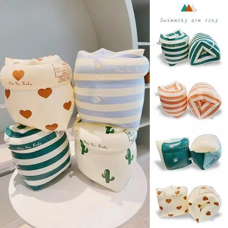 Một Cặp Phao Tay Bơm Hơi Dành Cho Trẻ Em Tập Bơi (Màu ngẫu nhiên)