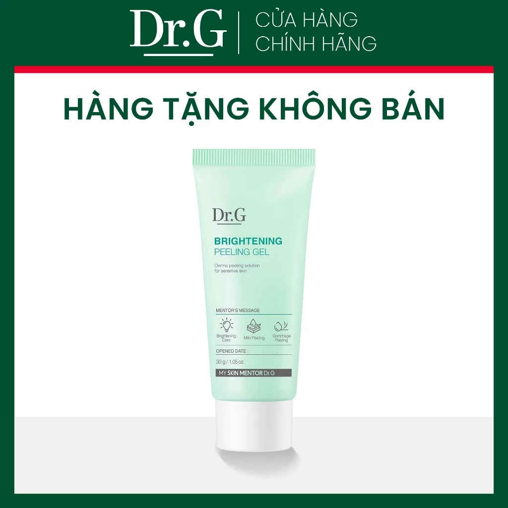 [HÀNG TẶNG KHÔNG BÁN] Gel làm sạch tế bào sừng Dr.G Brightening Peeling Gel 30gr