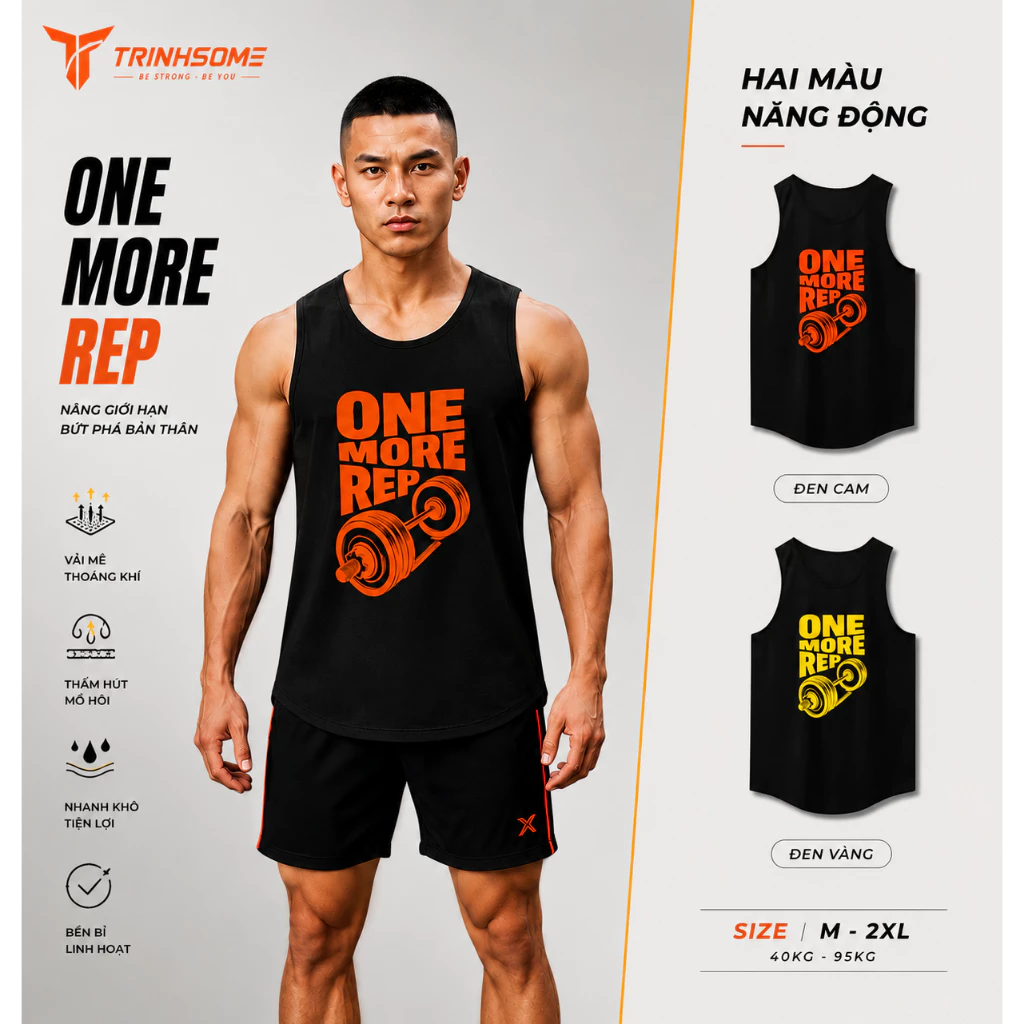 Áo Ba Lỗ Thể Thao Nam Áo Thun Tanktop Cổ Tròn Sát Nách Phong Cách Mạnh Mẽ, Thoáng Khí, Nhanh Khô. MÃ: BL