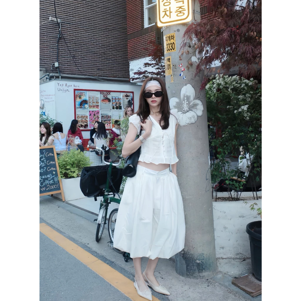 [MINT] Quần gió lửng form bí 2 lớp kiểu dáng trendy Ann pants