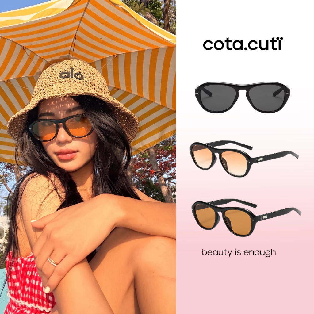 [LUMI][cota.cuti x Veebong] Kính Râm/Kính Mắt Thời Trang cota.cuti  - Gọng Kính Thiết Kế Tối Giản, Màu Sắc Đa Dạng