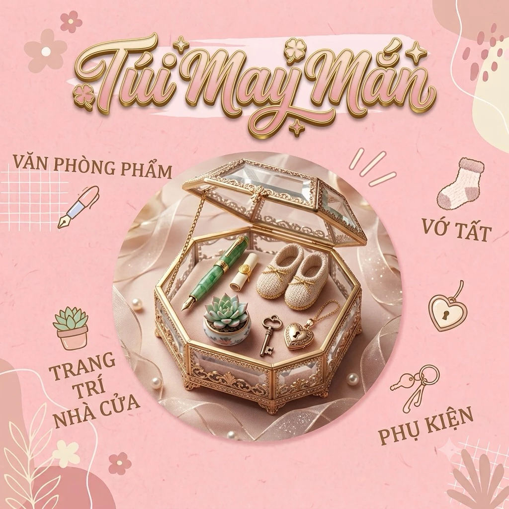 🧧TÚI QUÀ MAY MẮN QUÀ TẶNG ĐỘC ĐÁO THEO CHỦ ĐỀ🧧