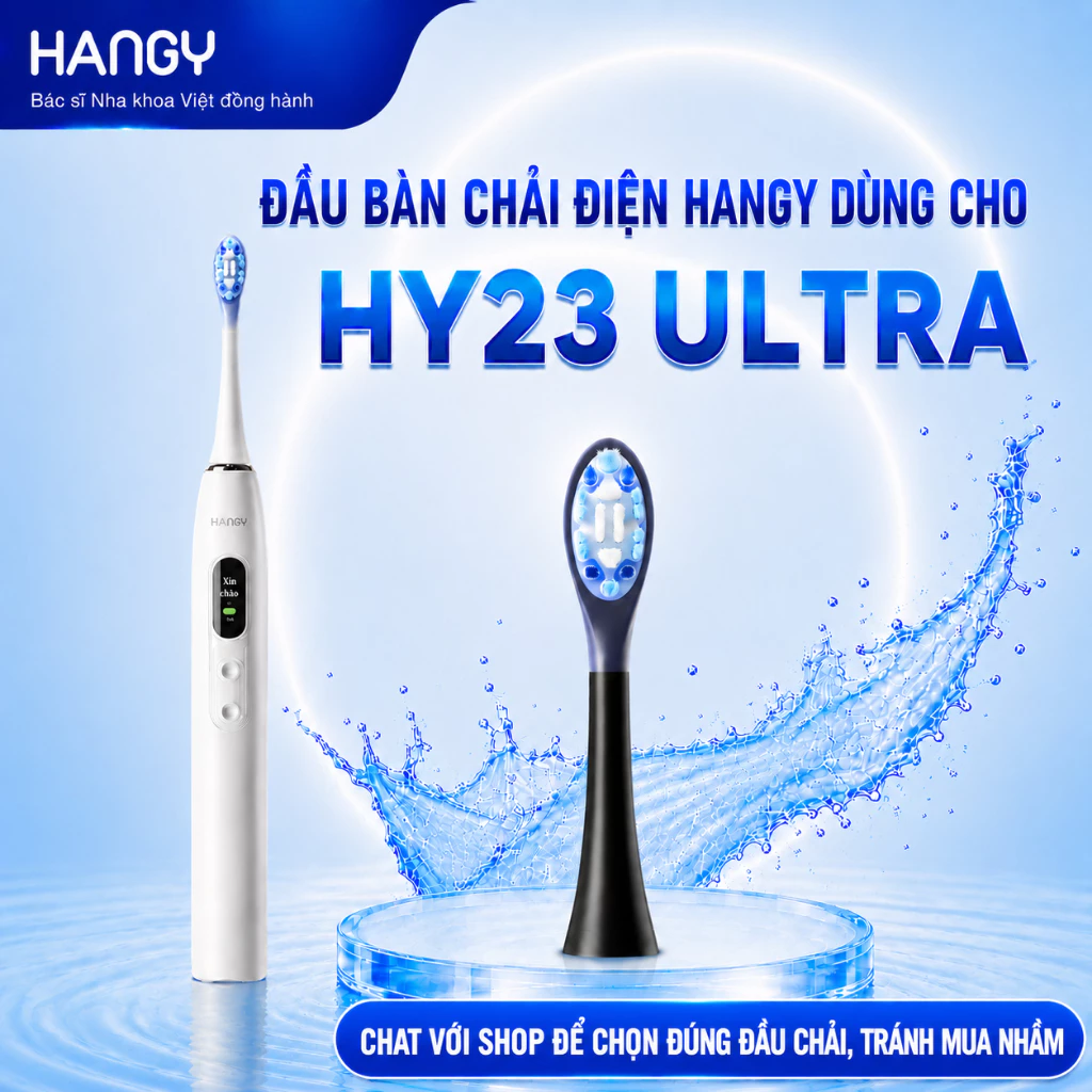 Đầu bàn chải dành cho Bàn chải điện HANGY HY23 ULTRA mới