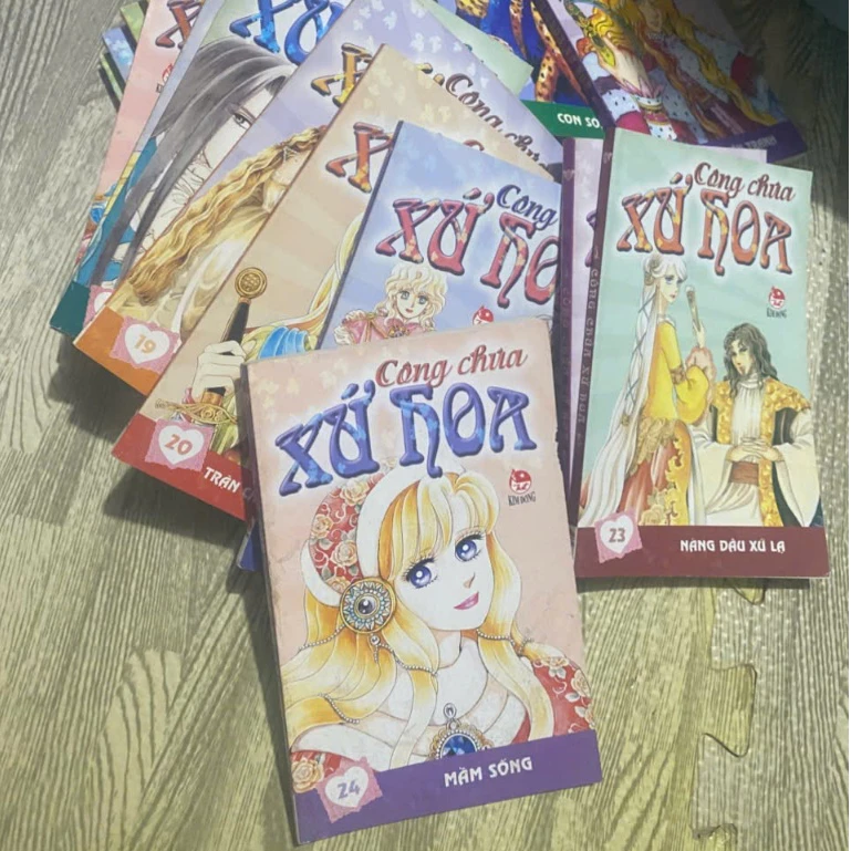 Bộ vở Công chúa xứ hoa 1,2,3,4,5,6 ...