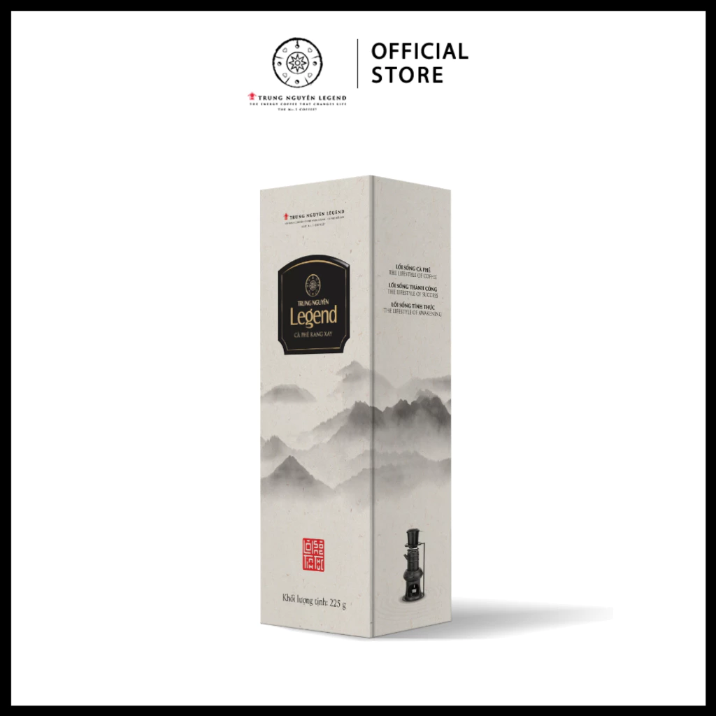 Cà phê rang xay Trung Nguyên Legend - Hộp 225gr - Quà tặng Đối Tác