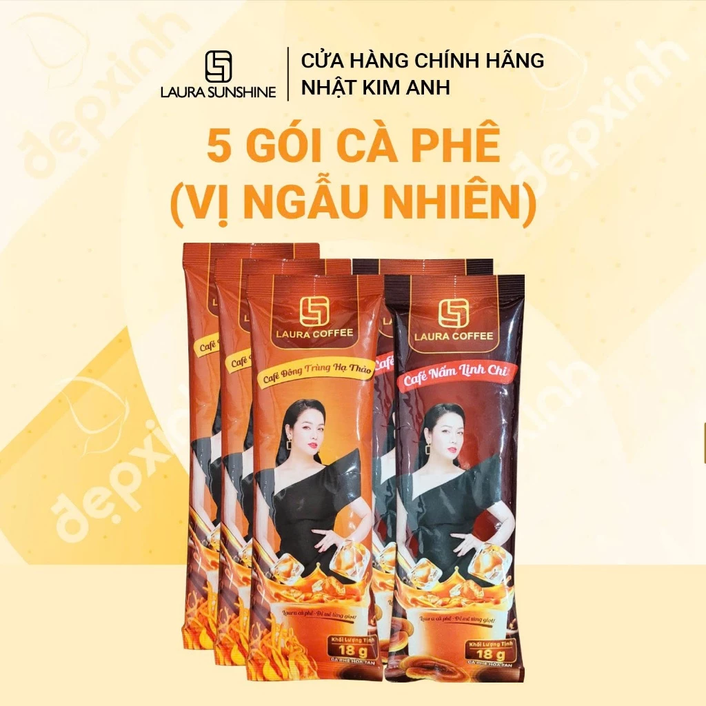[GIFT] 5 gói lẻ Cà phê Laura Sunshine 18g
