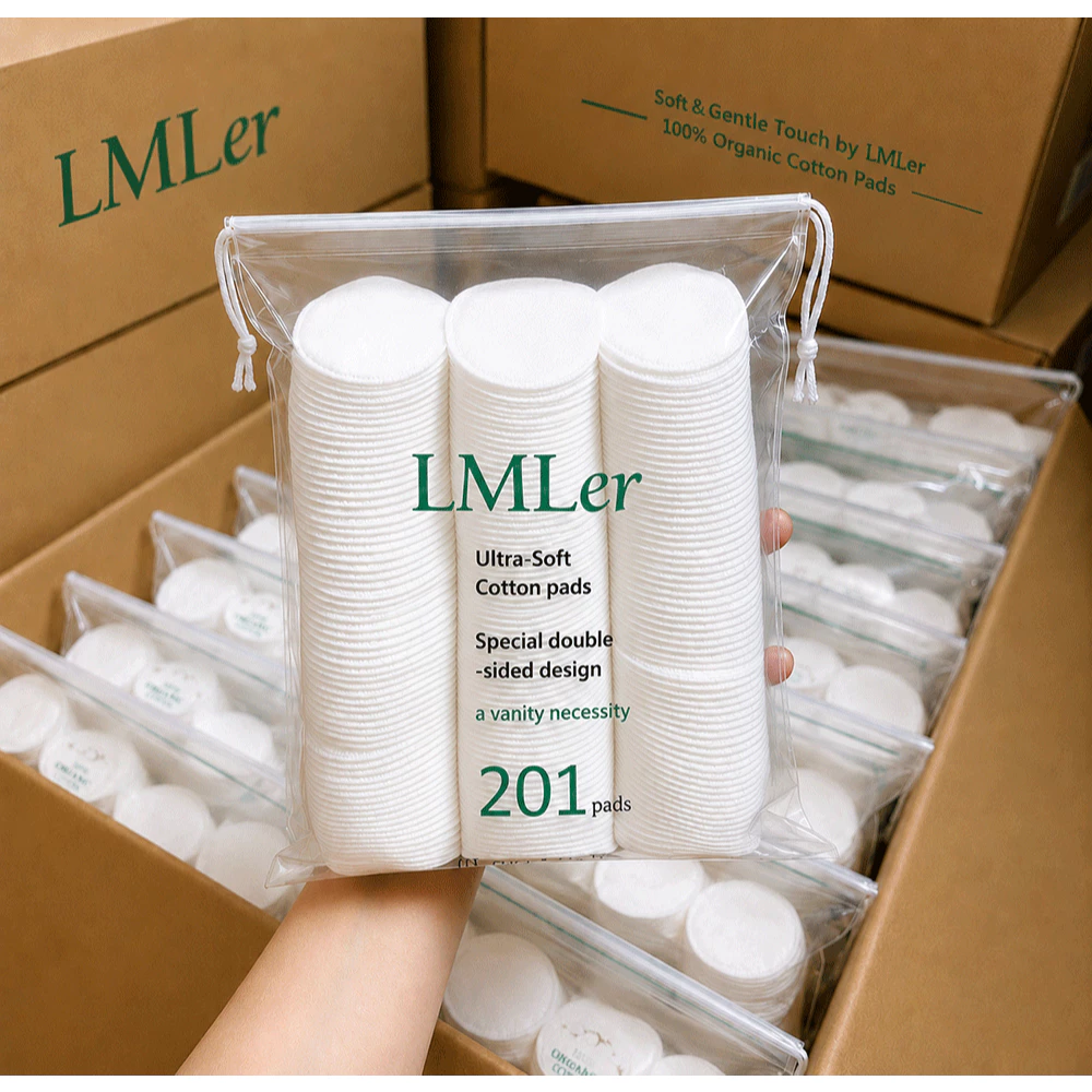 (Combo 2 Gói) Bông tẩy trang LMLer 201 miếng mềm mịn chính hãng