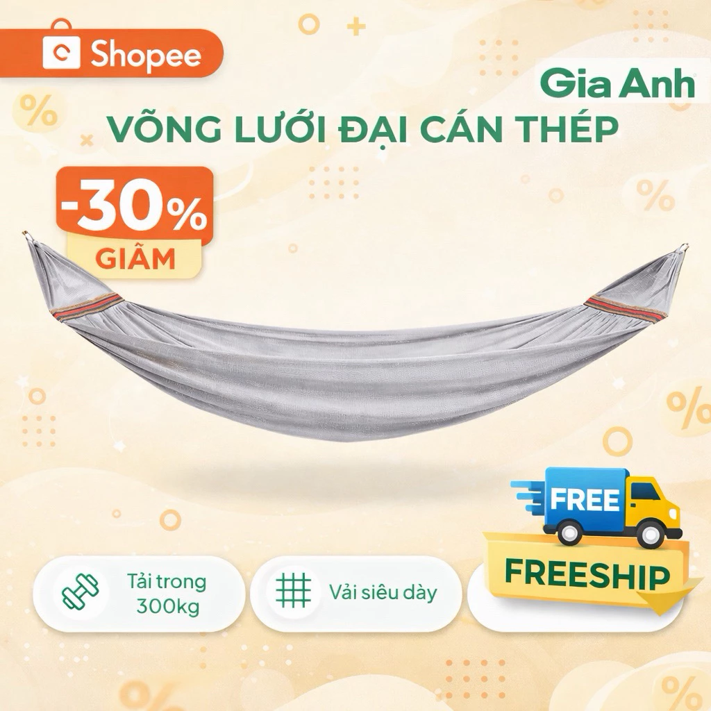 Lưới Võng Cán Thép Khổ Rộng 1m3 * 2m2 Loại 1 Cao Cấp Gia Anh