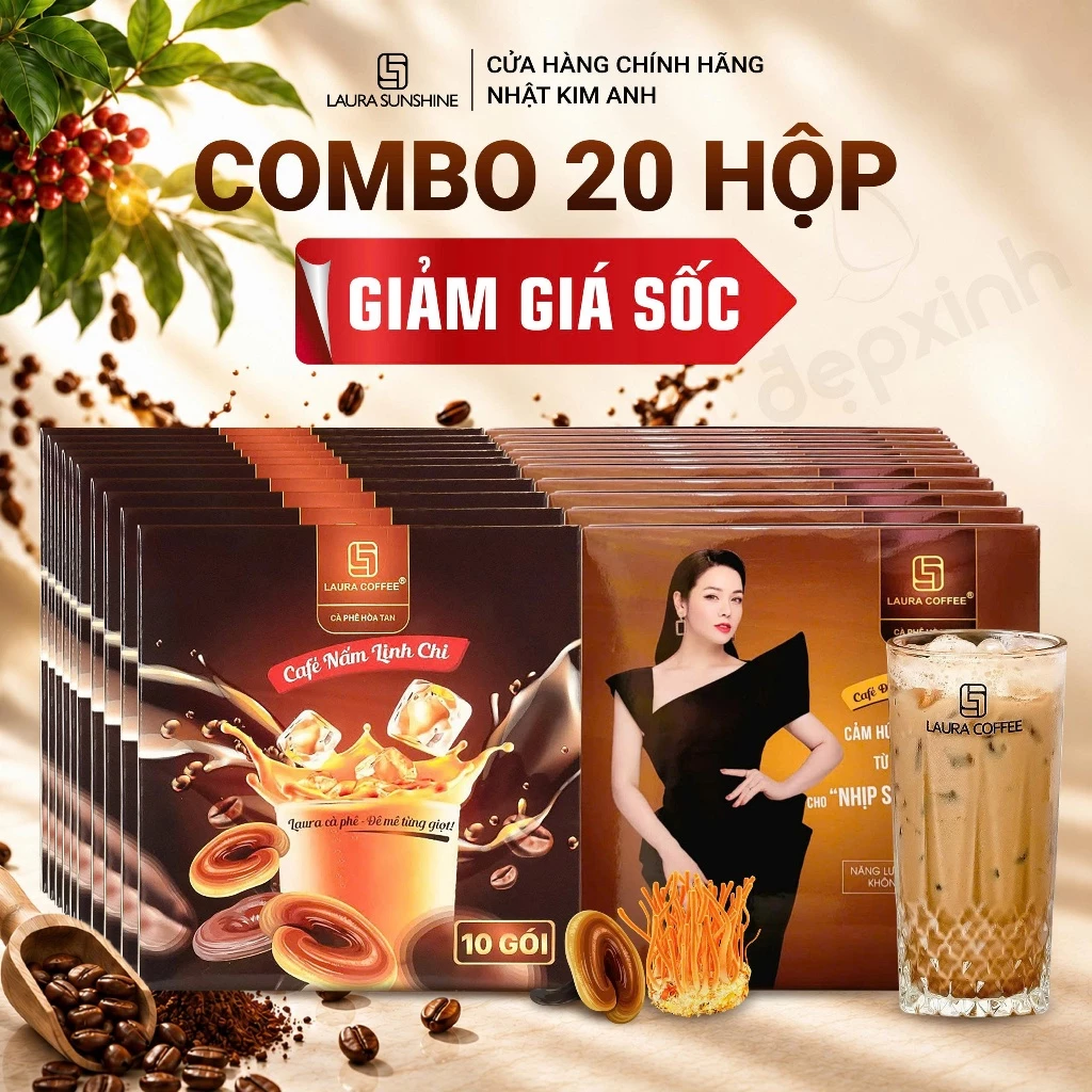 [KOL][GIẢM GIÁ KHÔNG QUÀ] Combo 20 Hộp Cà Phê Laura Coffee