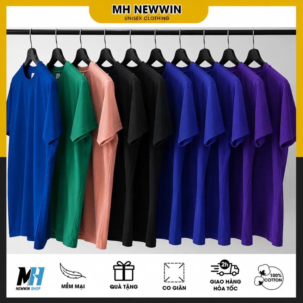 [Nhiều màu ] Áo phông trơn KIRKLAND Form USA - 100% Cotton - UNISEX Nam Nữ - Chuẩn Hàng VNXK - 40KG-120KG