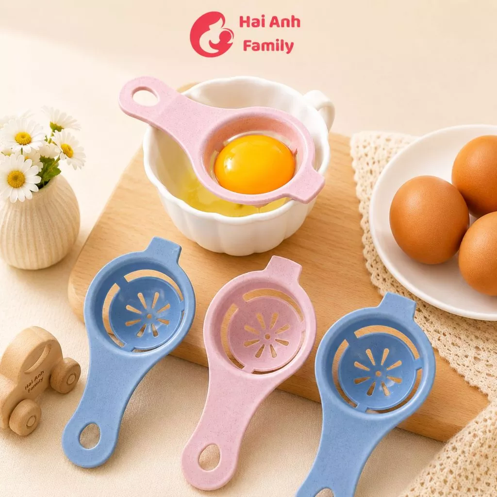 Dụng Cụ Tách Lòng Trắng Trứng Cho Bé Ăn Dặm Hoặc Làm Bánh