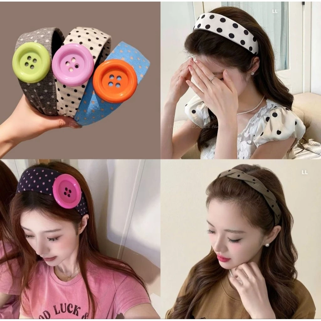 Băng đô phong cách mới, bờm tóc cute. Băng đô hot trend