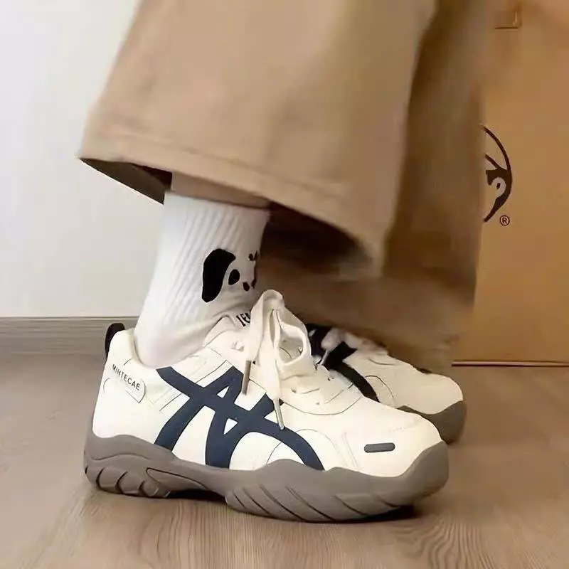 Giày Sneaker Nữ Phối Màu Hàn Quốc, Chống Trơn, Đi Học Đi Chơi - Lù Store - L-1