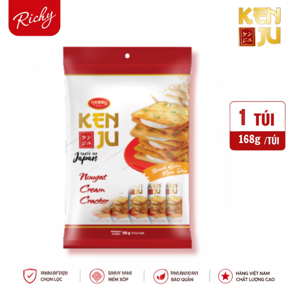 [SVIP] Bánh Richy Kenju Quy Hành Kem Dẻo Túi 186g