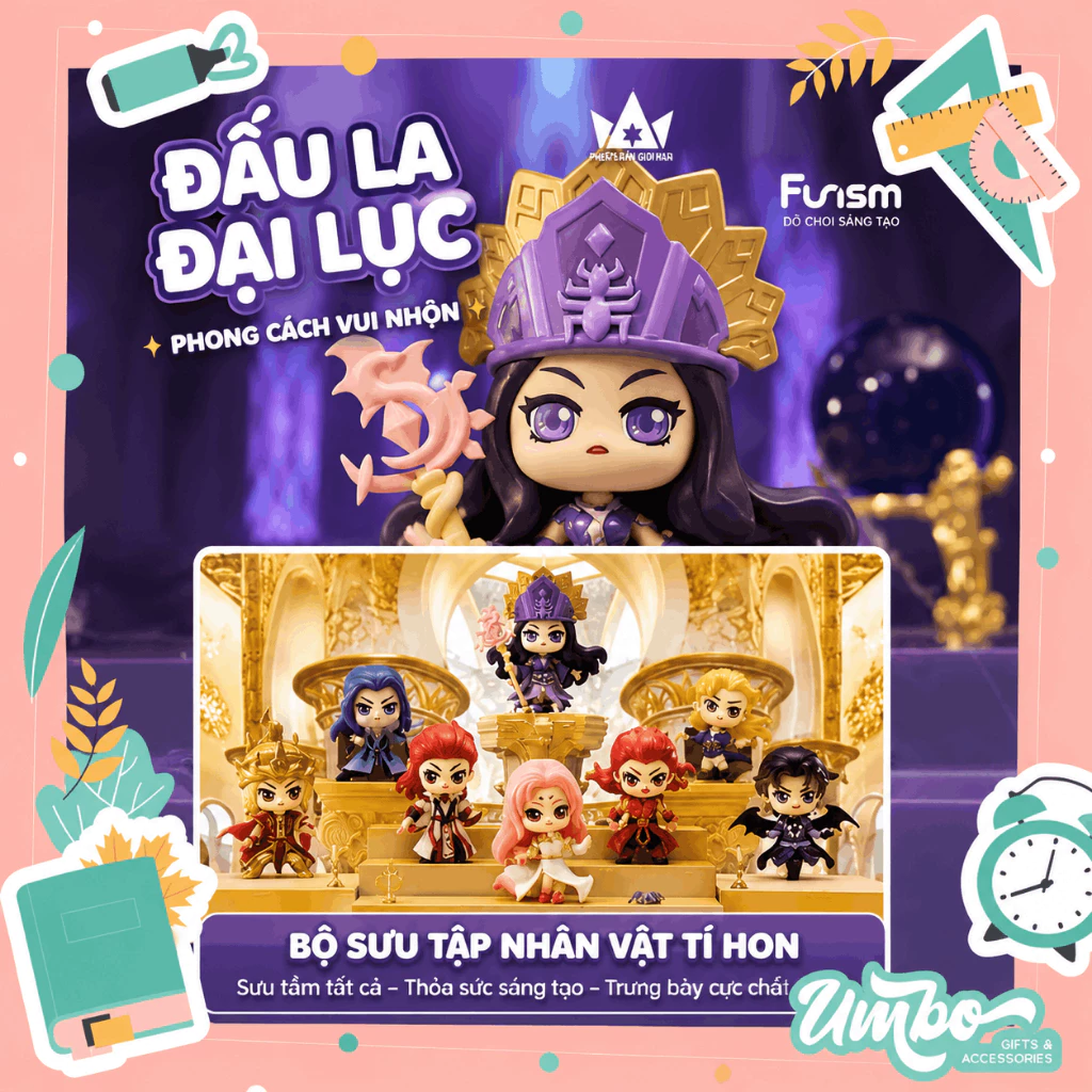 BLINDBOX ĐẤU LA ĐẠI LỤC HOẠT HÌNH GAME NỔI TIẾNG CHIBI