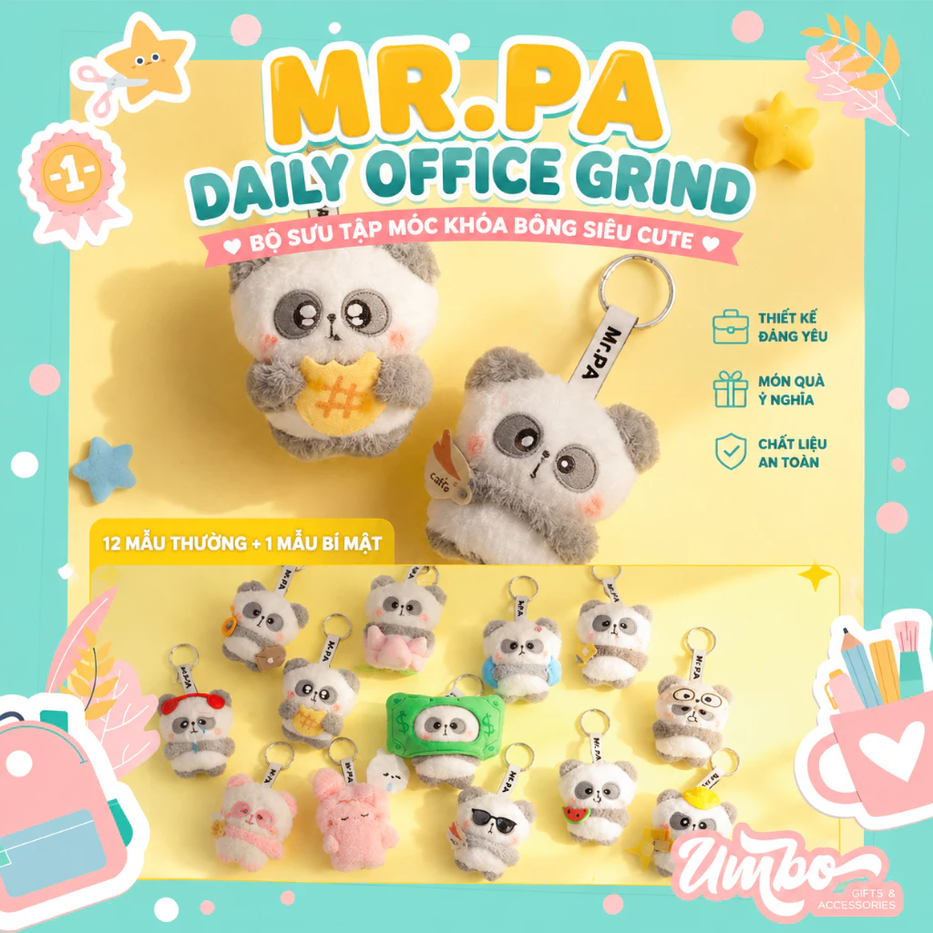 TOY CITY | BLINDBOX MR.PA DAILY OFFICE GRIND CHÍNH HÃNG