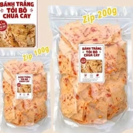 bánh tráng bò vị chua ngọt cay siêu ngon
