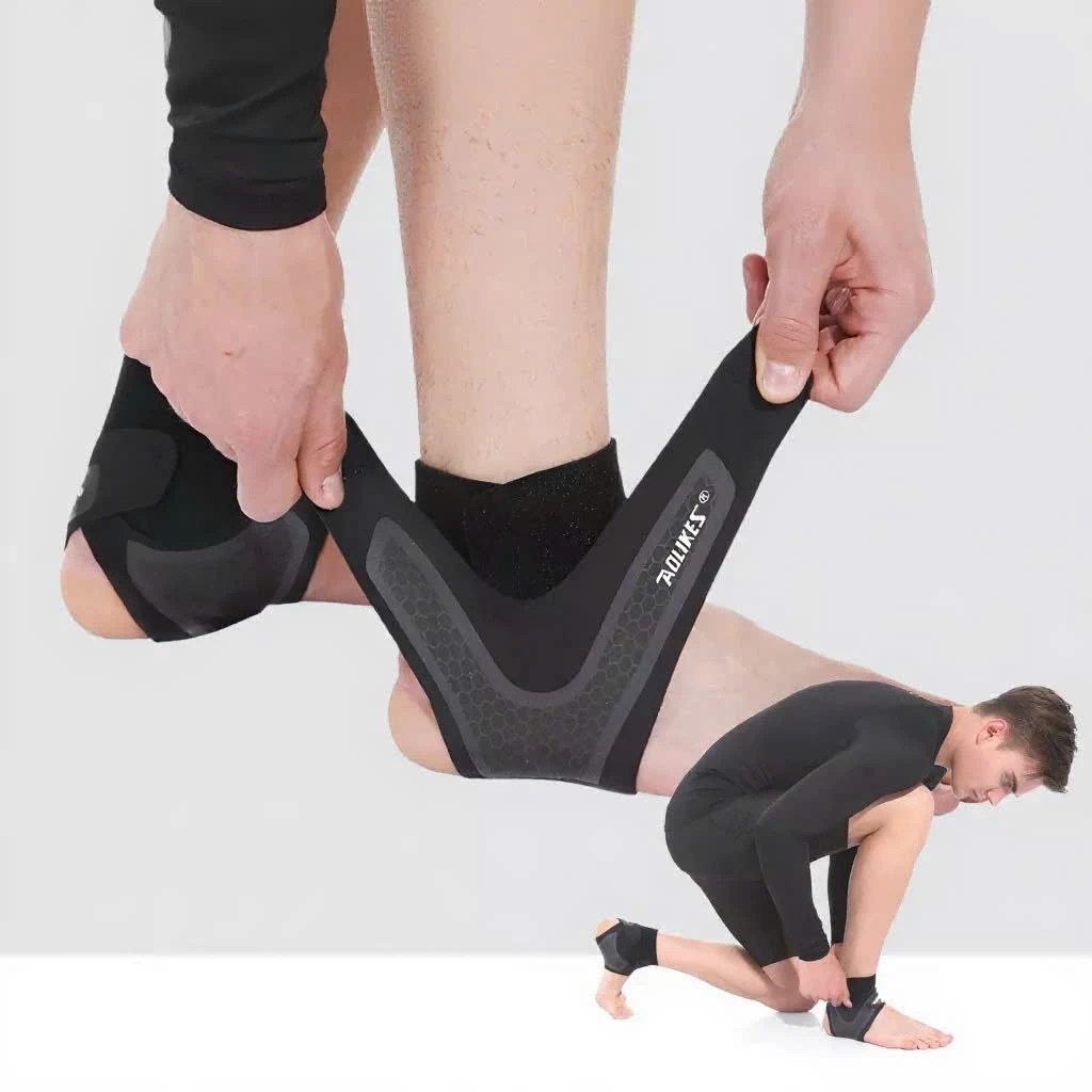 BẢO VỆ CỔ CHÂN AOLIKES – ĐAI HỖ TRỢ CHỐNG LẬT, GIẢM ĐAU, THOÁNG KHÍ CHO THỂ THAO