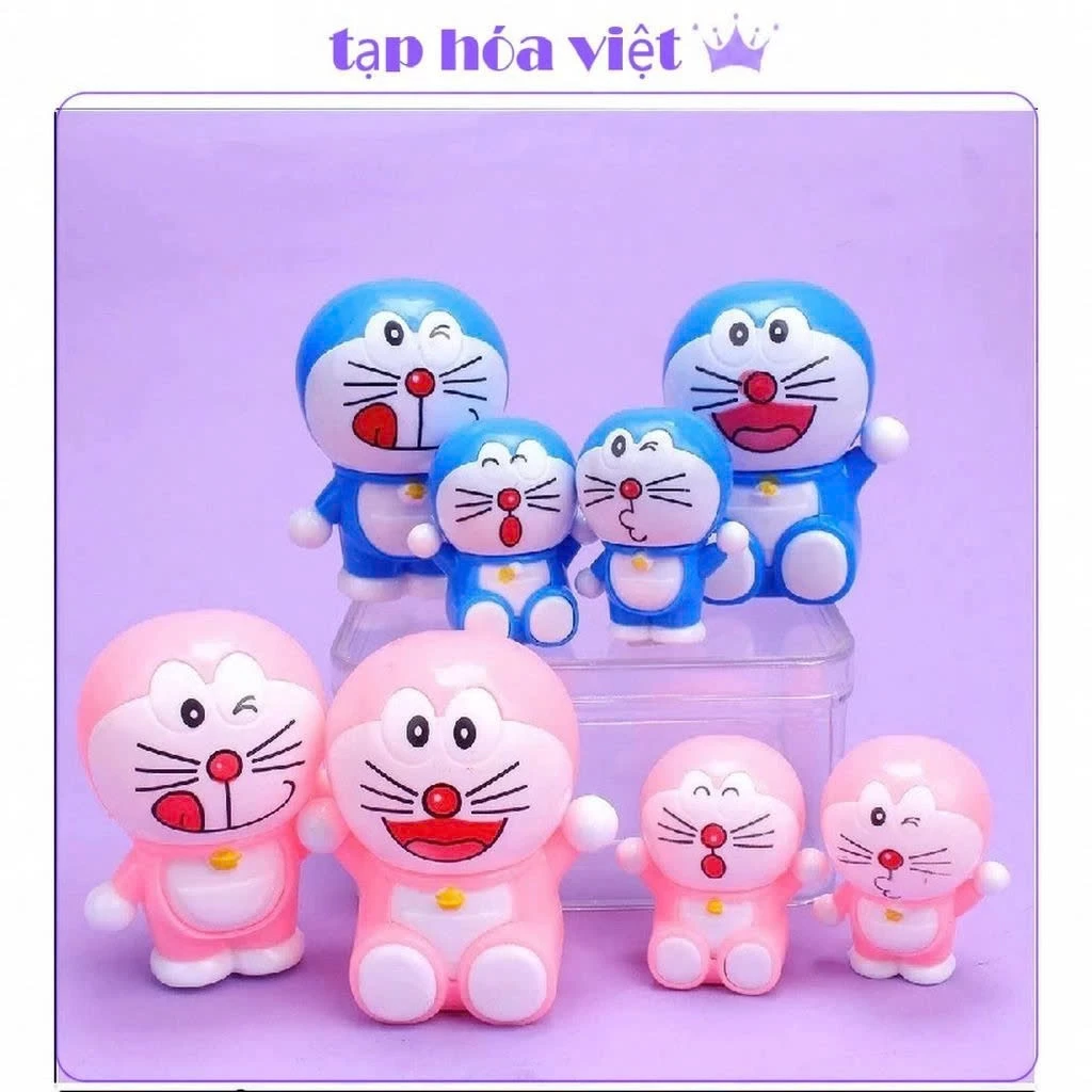 [2 SET] BỘ MÈO DOREMON trang trí bánh sinh nhật, Doremon trang trí bánh kem
