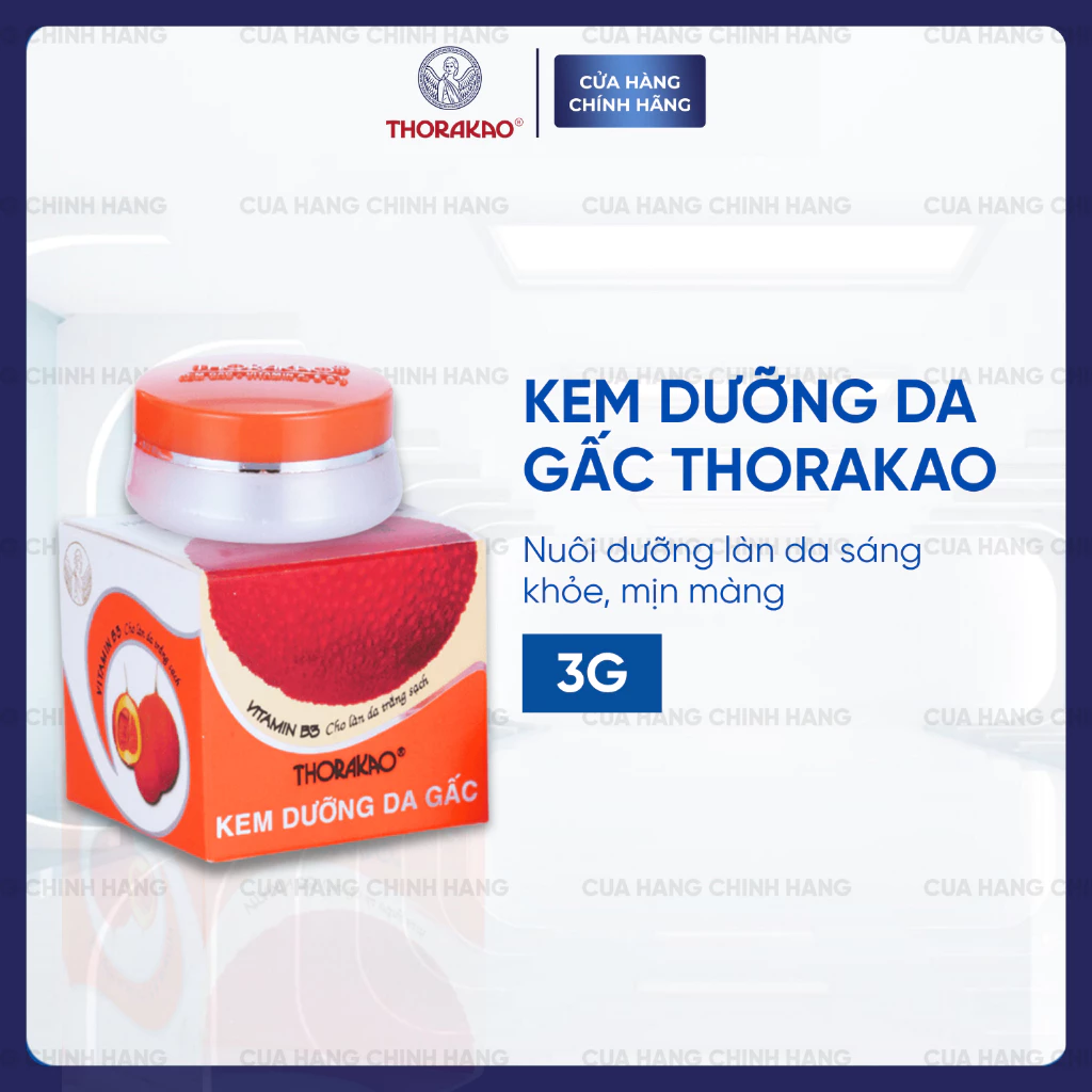 Kem Gấc Thorakao Dưỡng Sáng Da 3G