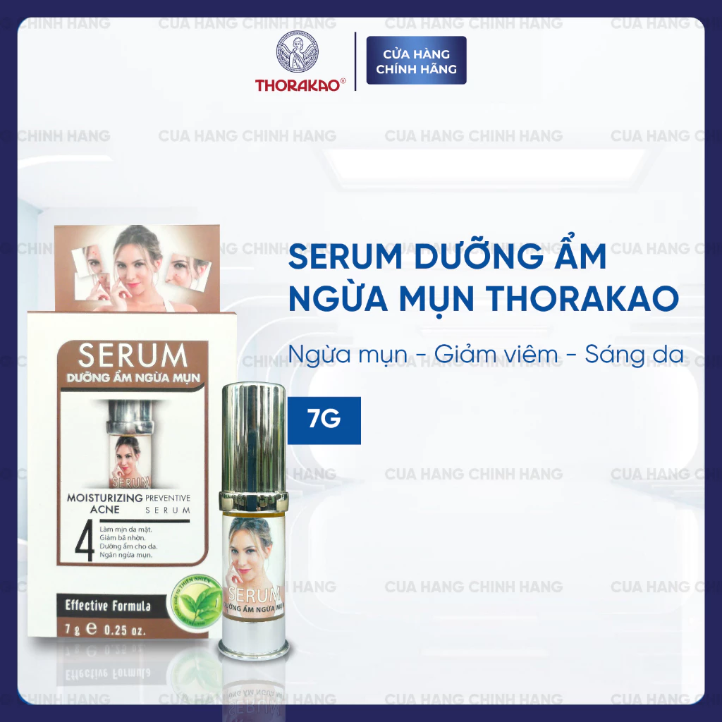 Serum Mụn Thorakao Giảm Mụn Cân Bằng Độ Ẩm Da 7G