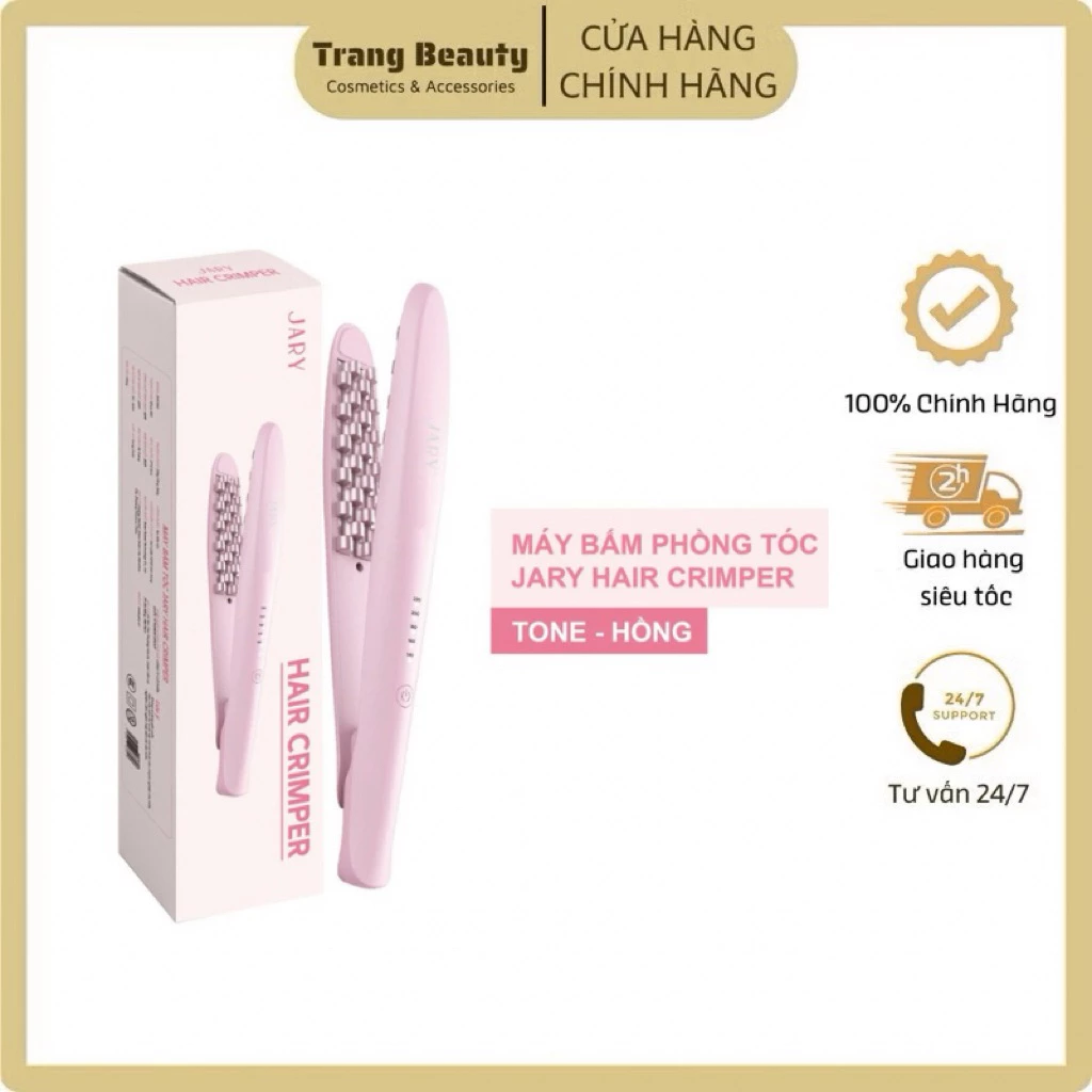 Máy dập phồng Jary bấm phồng chân tóc, máy dập chân vuông làm phồng dày tóc