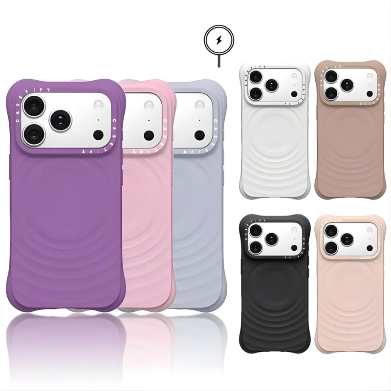 Ốp Lưng iPhone Từ Tính Vân Sóng Hỗ Trợ Sạc Không Dây Cao Cấp Chống Sốc - iP…