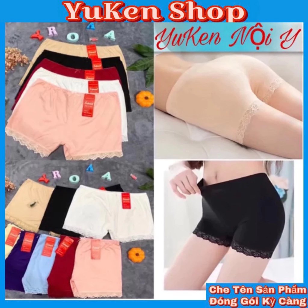 💖Quần Váy Cotton Viền Ren💖Quần Lót Nữ Coton Bảo Hộ-Chíp Ngủ-Đồ Mang Ở Nhà Xuất Khẩu