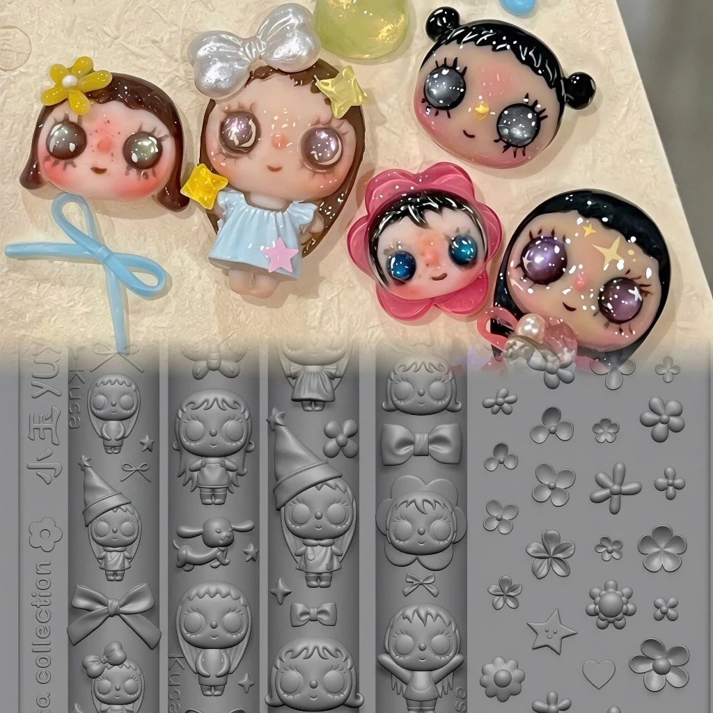 Khuôn Charm Yuy xinh xỉu làm charm gắn móng làm nail