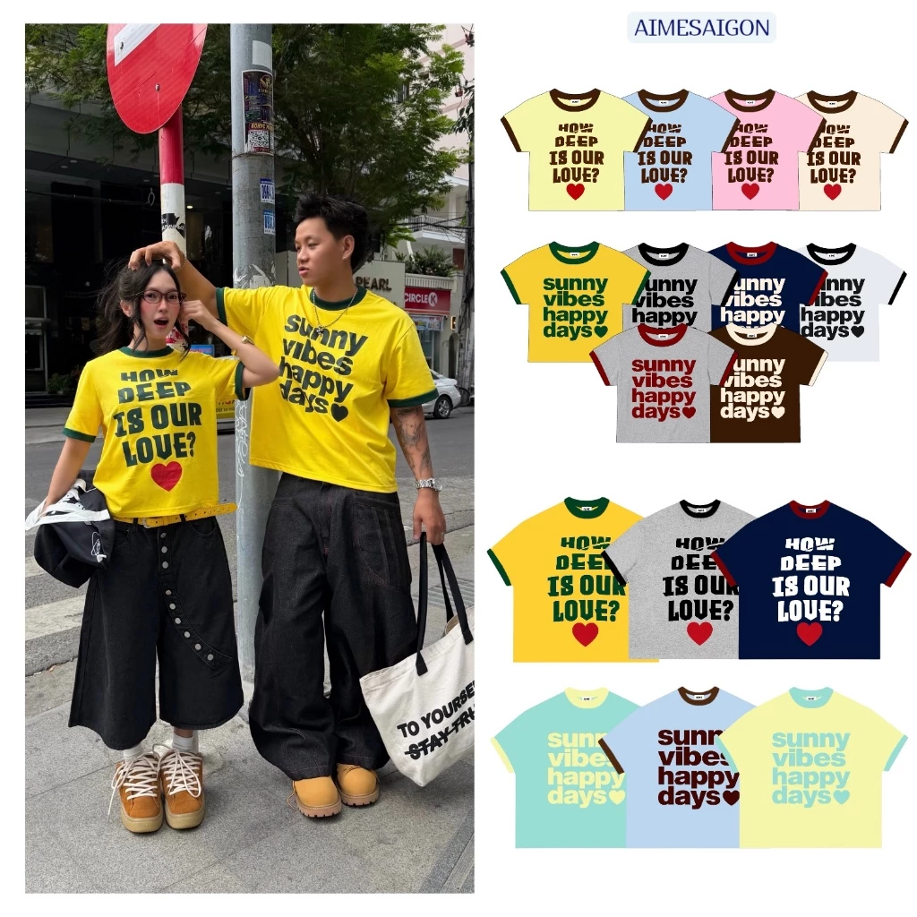 [MỚI] A20 + A21 Aimesaigon Áo Thun Boxy BabyTee Local Brand Form Rộng Tay Ngắn Cotton 250gsm " Nam Nữ Unisex Hè