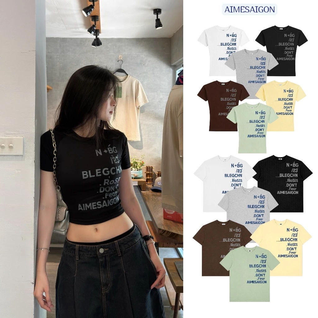 [SẴN HOẢ TỐC] AF1 Aimesaigon Áo Thun Tôn Dáng BodyFit- Regular Form Nam Nữ Borip 260gsm Tay Ngắn Ôm Babytee Mềm Mịn